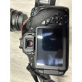 Canon EOS 700D with three lenses