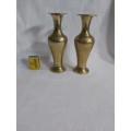 Brass vases ( SET OF 2)