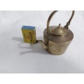 Small brass tea kettle