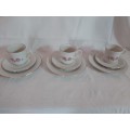 X3 TRIO'S CUP SAUCER PLATE ( Huguenot Royale)