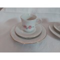 X3 TRIO'S CUP SAUCER PLATE ( Huguenot Royale)
