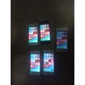 5 IPHONES ON 1 AUCTION!!!! IPHONE 5S 16GB X5