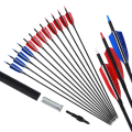 15 PACK 7.8MM CARBON TURKISH FEATHER HUNTING ARROWS