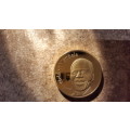 24CT gold clad Mandela medallion