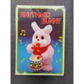 ** CRAZY R1 START ** NO RESERVE ** 1980`S BATTERY OPERATED BUNNY (UNTESTED) - MINT IN BOX **