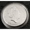 UK 2021 Britannia Silver 1oz bullion with capsule
