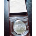 1976 Israel Silver Proof 25 lirot 28th Independence Day coin