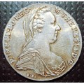1780 Silver Maria Theresia Thaler