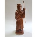 Wood Carved African Woman