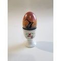 Stone Egg, Polished Stone With Carving, Quartz Crystal, Healing