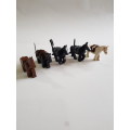Lego Horse, Minifigures x 5