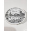 Mini Porcelain Plate, Frankfurt/Main, K+T, Bavaria, Germany