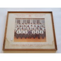 Air Force Gymnasium Framed Photo, Basic Regiment Training, 1982