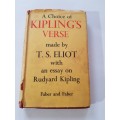 A Choice of Kipling's Verse made by T.S. Eliot