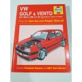 VW Golf and Vento, 1992-1996, Workshop Manual, Haynes