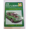 VW Golf and Bora, 1998-2000 Workshop Manual, Haynes