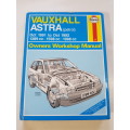 Vauxhall Astra, 1991-1992 Workshop Manual, Haynes
