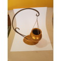 Brass Ornament with Hanging Pot