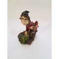 Witch with Frog Figurine, Crown