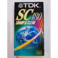 VHS Tape, TDK SC180, New Sealed