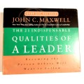 The 21 Indispensable Qualities of a Leader by John C. Maxwell, 3 x Audio CD