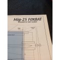Mig-25 Foxbat designed by Tony Nijhuis: Plan/Blueprint