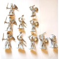 Miniature Roman Military Figurines x 10
