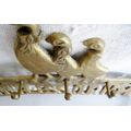 Brass Duck 'God bless our Home' Key Holder