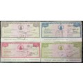 Zimbabwe 2003 Emergency Travellers Cheque Lot (Scarce)
