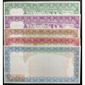Zimbabwe 2003-2006 $5,000, $10,000, $20,000, $50,000 & $100,000 Set