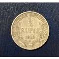 German East Africa 1910 1/4 Rupie