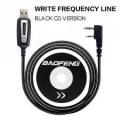 USB Programming Cable For Baofeng, Kenwood with Driver CD - Black