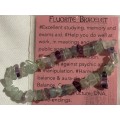 Fluorite Elastic Bracelet
