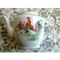 CHINESE TEAPOT - With transfer rooster design