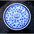 BLUE AND WHITE DECORATIVE PLATE