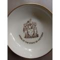 WEDGWOOD - China Pin Dish Comemorating Arms Of The State Of Victoria Australia