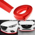 Universal Samurai Rubber protector lip for front,side or rear spoilers - Red