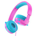 Kids Headphones - Cheerful Blue and Pink