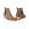 Ladies Taupe Boot. U.K 6.5 which is a U.S 8.5