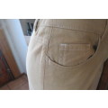 Casual caramel colour heavy stretch cotton pants size 32/8 by `Kelso`New condition.