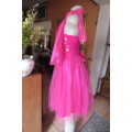 Glam dress in magenta pink for young girl of around 14 years old by 'Gerano' size 30/6.