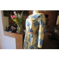 Stunning silky polyester dress with flare consentina pleated bottom size 40/16.