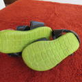 Pair of boy toddler REEBOK black sandals.Both straps over foot adjustable.Sole length 14.5cm.As new