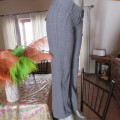 Totally on trend heavy cotton straight legged pants in black and white check. Size 33/9 by LEGIT.