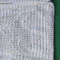 Hand crochet little white waistcoat for girl of 7 to 8 years old chest 65 cm. Never used.