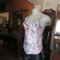 `Victoria Secret` satin night top in cami style. With adjustable straps. Size 30/6. New condiiton.
