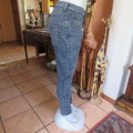 Dark skinny leg denim jeans in stretch polycotton. Pockets back and front.Size 32/8 by RT.Good cond.