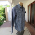 Handsome long sleeve men`s shirt in blues by COTTON ON in size Medium...102cm chest. As new