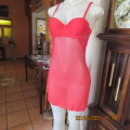 Ultra sexy lingerie. Red size 32 padded bra with adjustable straps and see-through petticoat.As new