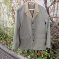 Ultimate in quality!.STERLING men`s Medium jacket in pale army green.Cotton outer - corduroy inner.
